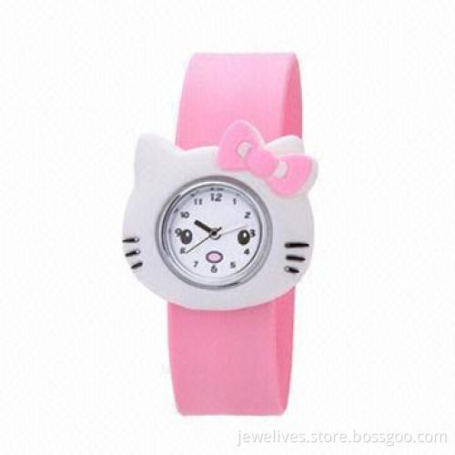Fashionable 100% Slap on Wristwatch with High-elasticity Steel